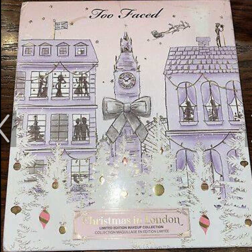 NIB Too Faced Christmas in London Limited Edition Makeup Collection